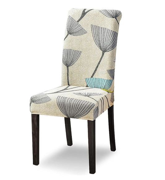 Elastic Chair Cover (Beige Dandelion)