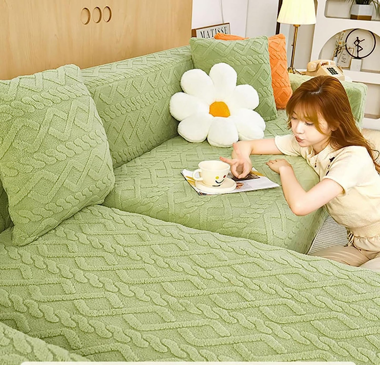 Universal Couch Cover-Green