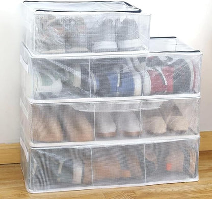 Clothes Storage Bag Organizer with Zipper - (18 Litre)