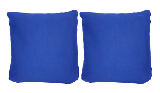 Polyester Throw Pillow Case Cushion Cover Home (16.5x16.5 inch/ 42x42cm) (Electric Blue)