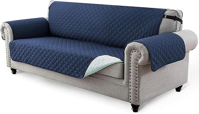 Reversible Sofa/Couch Covers 280 GSM (DARK BLUE/LIGHT BLUE)