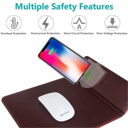 Wireless Charging Mouse Pad Fast Charging