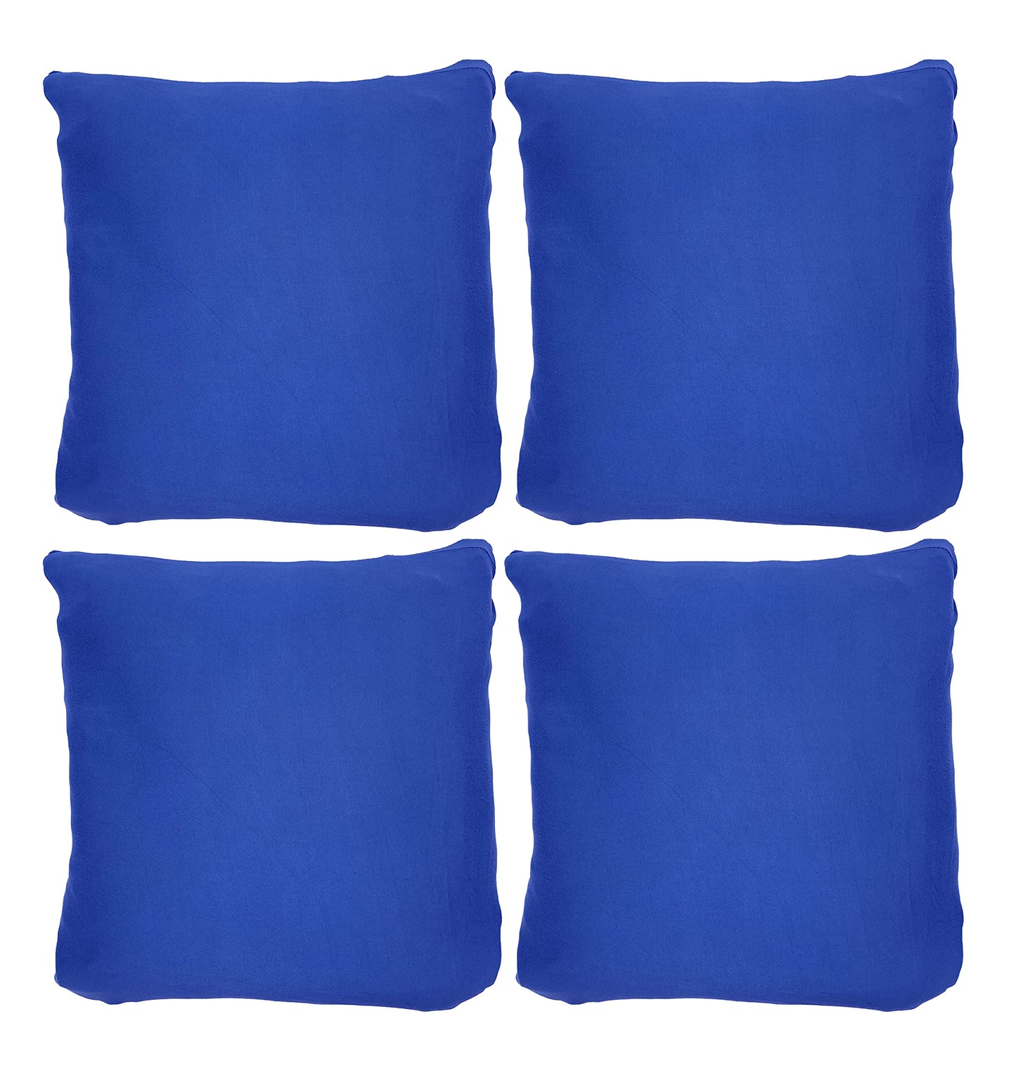 Polyester Throw Pillow Case Cushion Cover Home (16.5x16.5 inch/ 42x42cm) (Electric Blue)