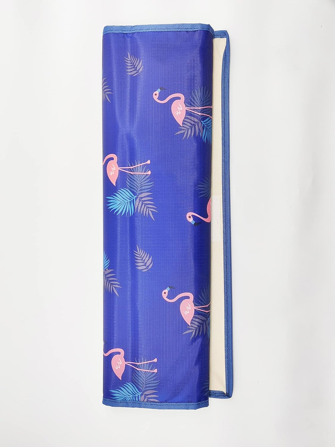 Innerwear Organizer 15+1 Compartment Non-Smell Non Woven Foldable Fabric Storage Box for Closet - Blue Flamingo