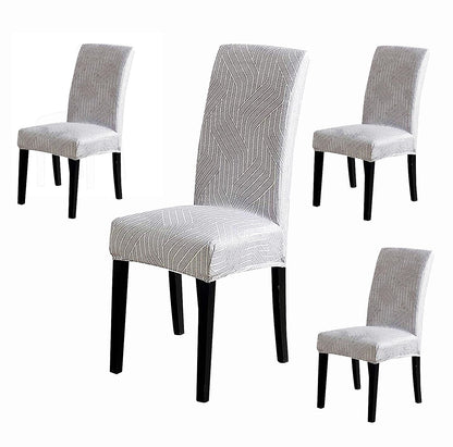 Elastic Chair Cover-Grey Complex