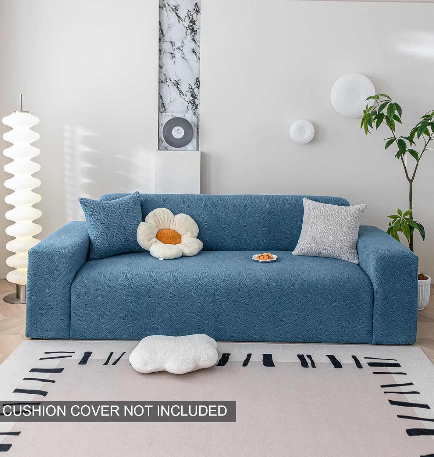 Universal Jacquard Fabric Sofa Cover-Blue