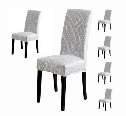 Elastic Chair Cover-Grey Complex