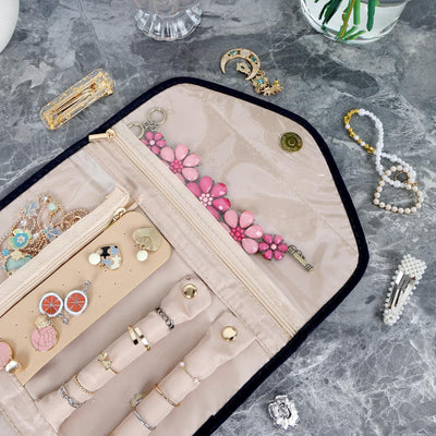 Foldable Travel Jewelry Storage Pouch