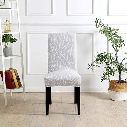 Elastic Chair Cover-Grey Complex