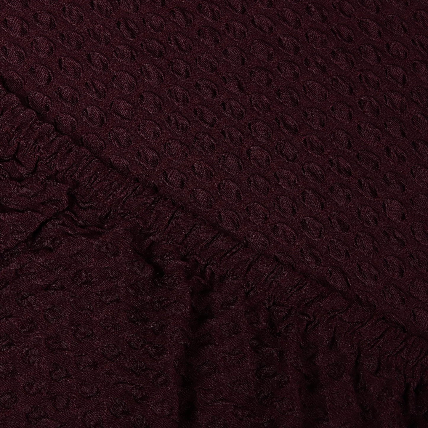 Universal Stretchable Jacquard Sofa Cover (Wine)