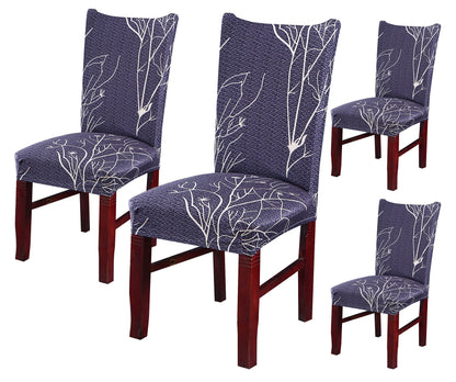 Chair Cover Stretch Removable Washable Slipcover (Plumb Branch)