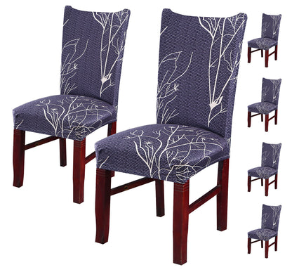 Chair Cover Stretch Removable Washable Slipcover (Plumb Branch)