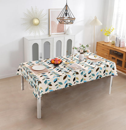 Dining Table Cover Waterproof kitchen dining (1 Piece Table Cover Only 140x220cm)