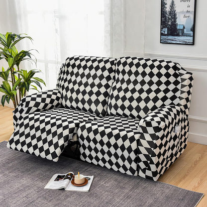 Recliner 6 Pieces Couch Covers for 2 Seats Reclining Sofa Slipcovers