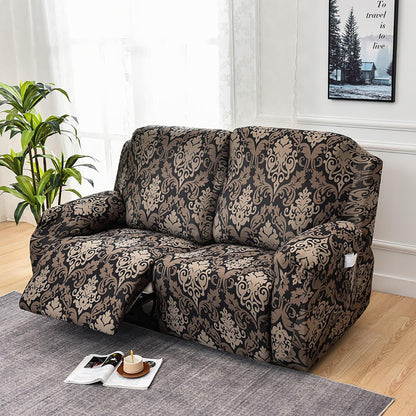 Recliner 6 Pieces Couch Covers for 2 Seats Reclining Sofa Slipcovers