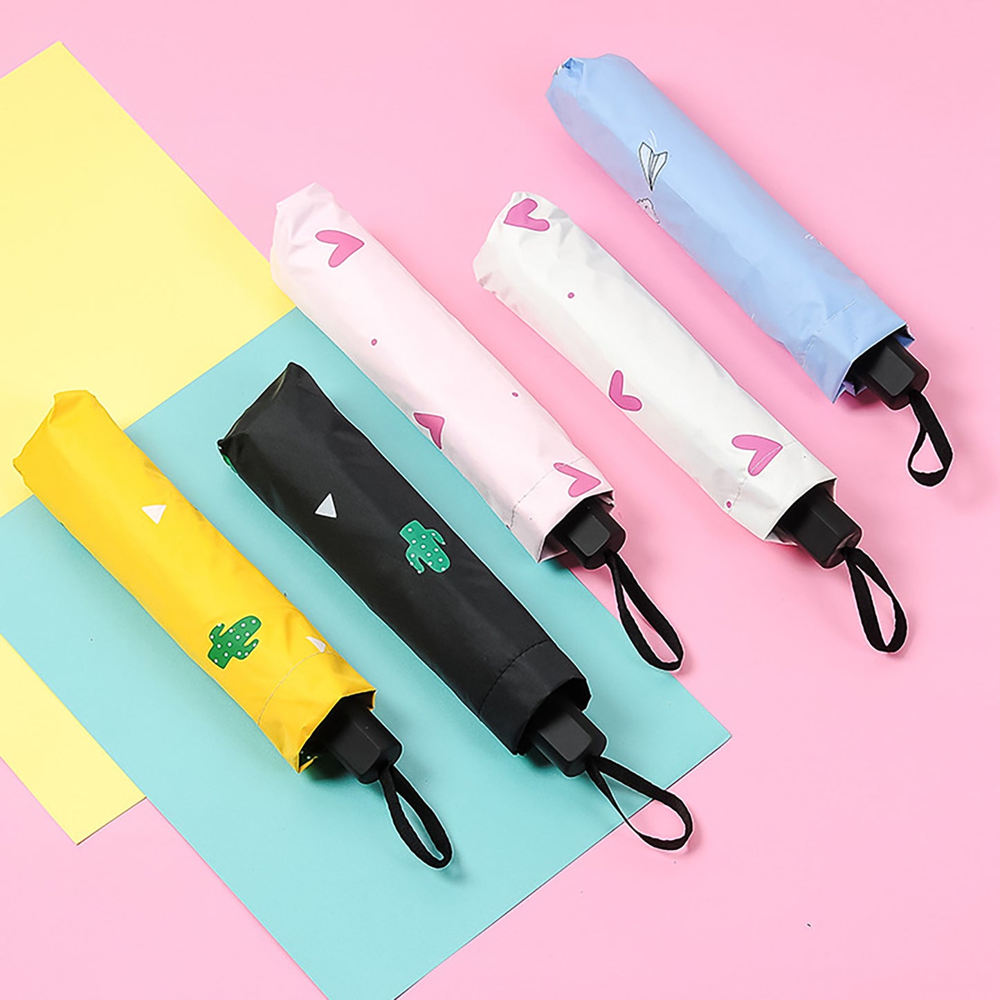 Printed Umbrella With Carrying Pouch