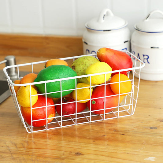 Wall Mounted Kitchen Hanging Wire Storage Basket