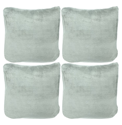 Plush Cushion Cover - Grey