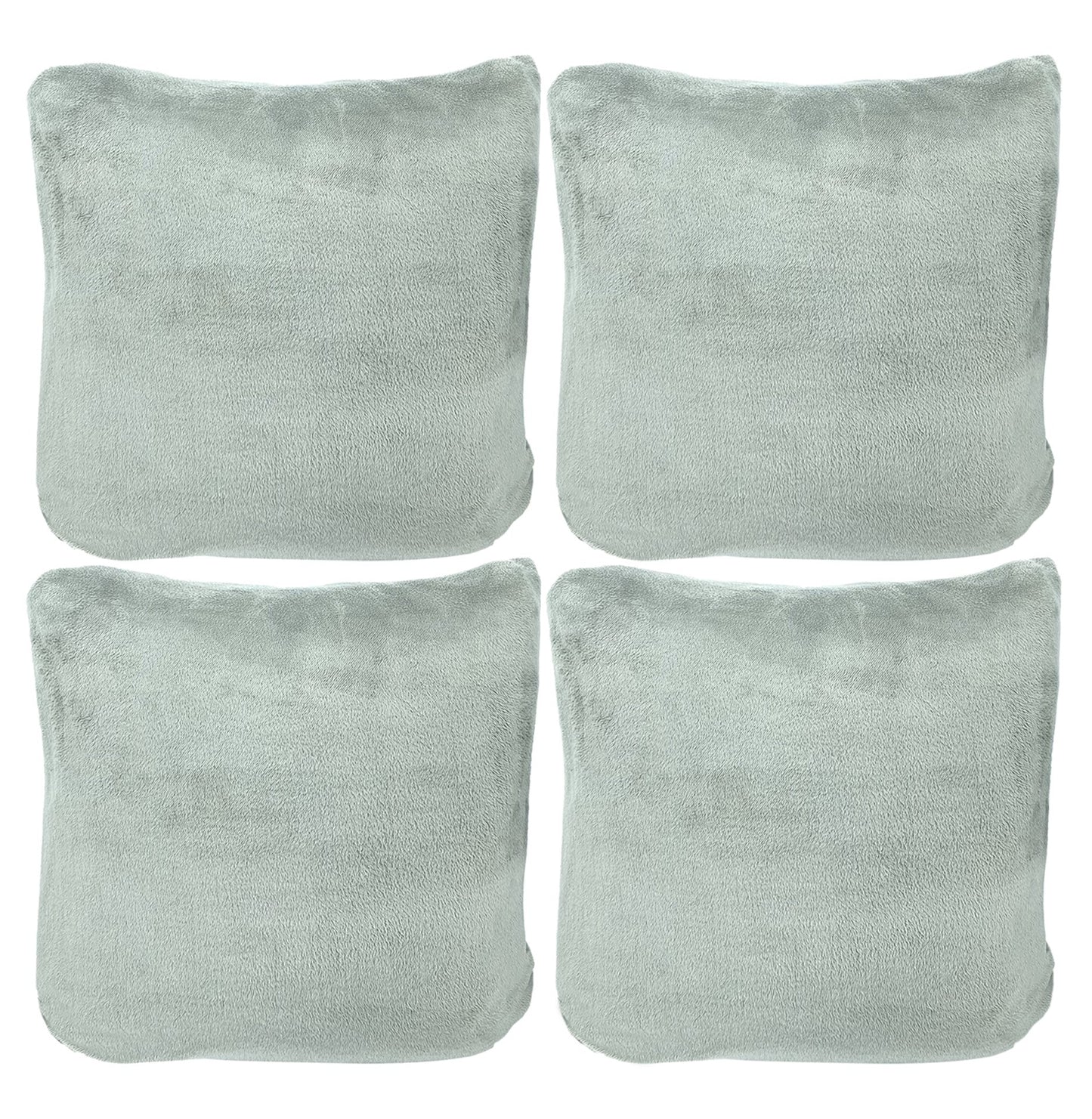 Plush Sofa Slipcover - Grey