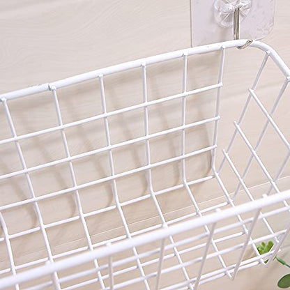 Wall Mounted Kitchen Hanging Wire Storage Basket