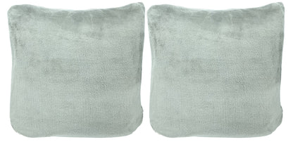 Plush Cushion Cover - Grey