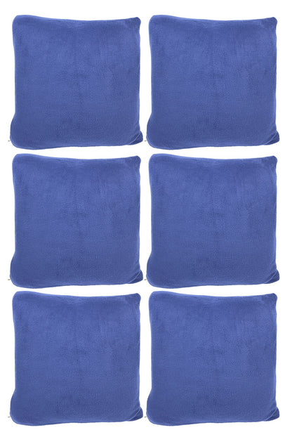 Plush Sofa Slipcover - Dark Blue