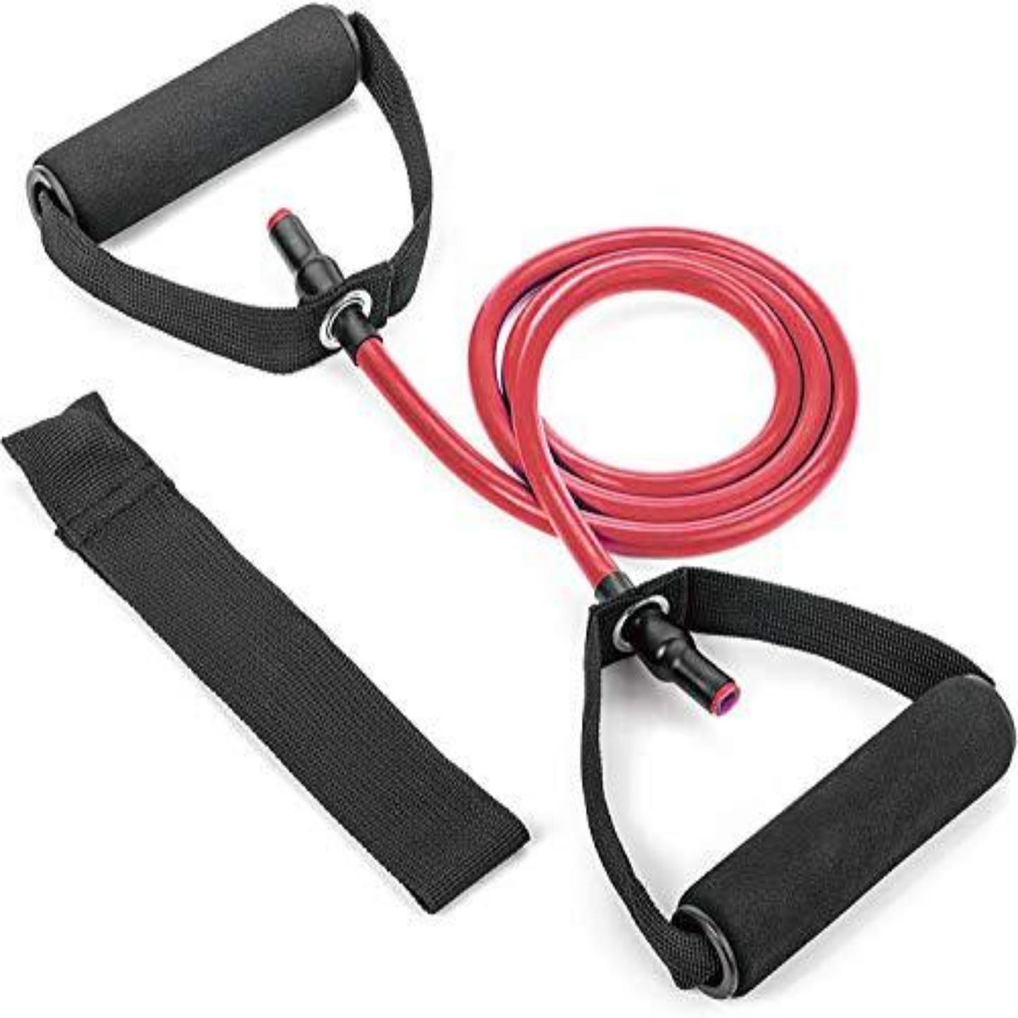 Resistance Tube Exercise Bands for Stretching with Door Anchor, Workout, and Toning for Men, and Women