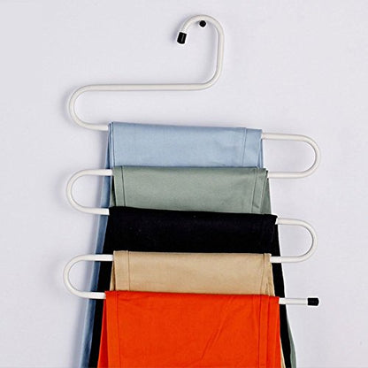 S-Shape 5 Layers Iron Trouser Pant Hanger