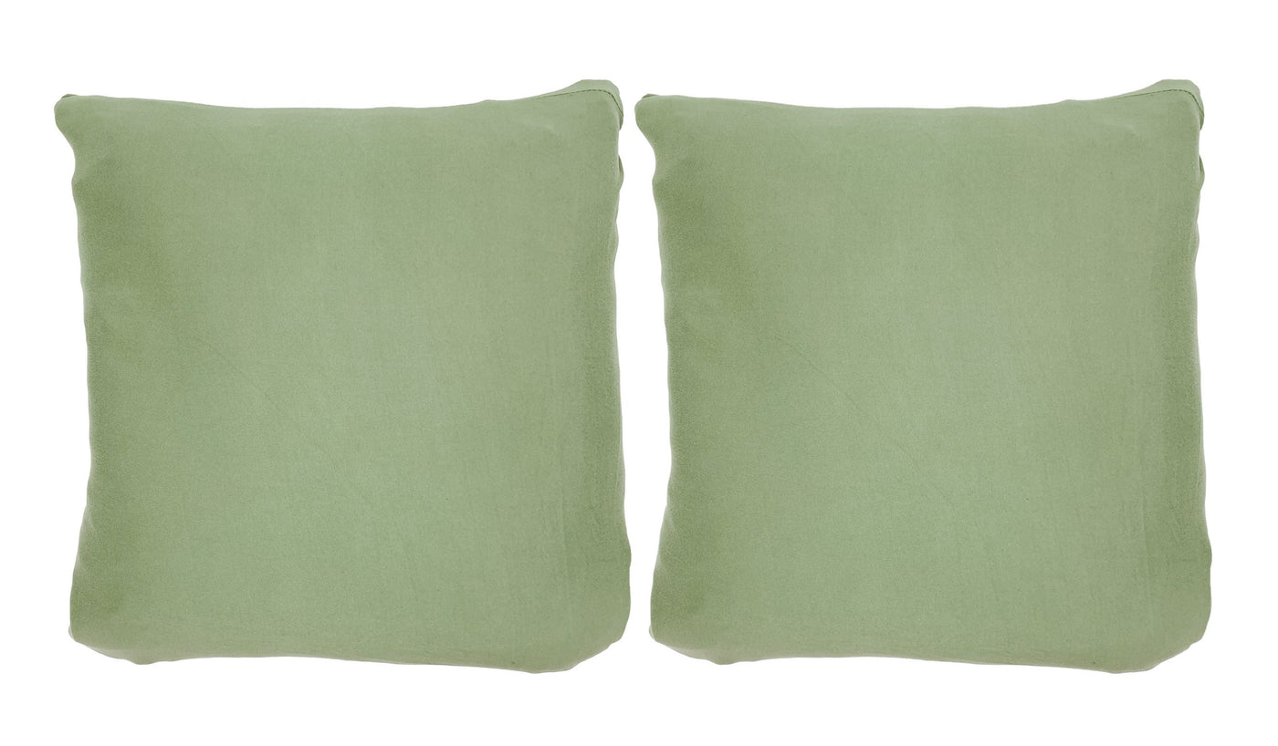 Polyester Cushion Cover - Pastel Green