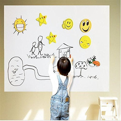 White Board Self Adhesive Wall Sticker - Large