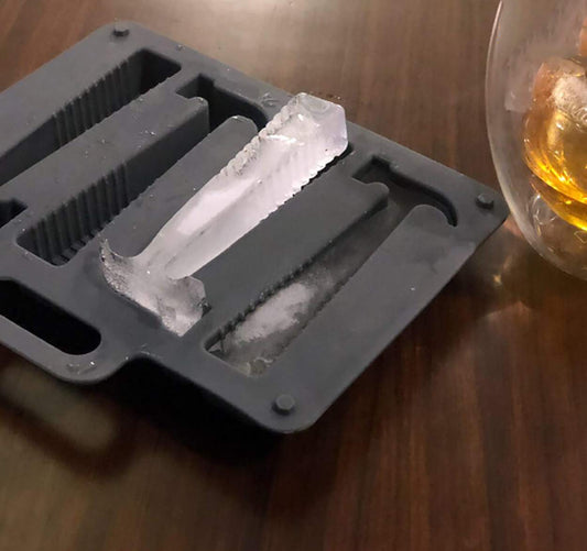 Hammer Shape Ice Tray Silicone Ice Cube Party Mould Maker