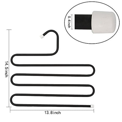 S-Shape 5 Layers Iron Trouser Pant Hanger