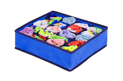 Foldable Storage Box Drawer Divider Organizer Set of 4