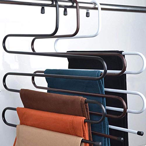 S-Shape 5 Layers Iron Trouser Pant Hanger