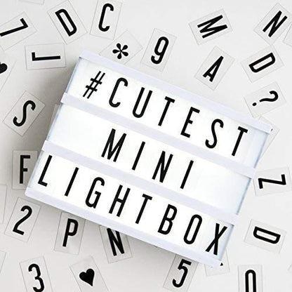 Plastic Cinematic Light Box(White Black,Pack of 1)