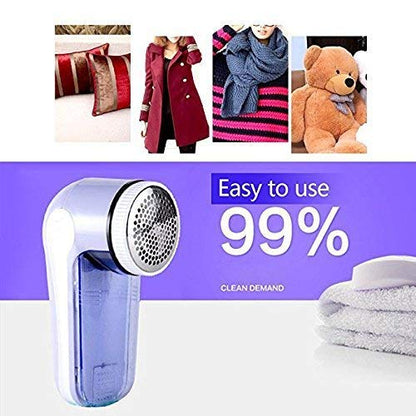 Fabric Shaver and Electric Lint Remover for All Types of Clothes, Fabrics, Blanket and More - Purple