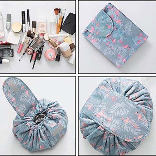 Lazy Cosmetic Bag Drawstring Travel Makeup Bag