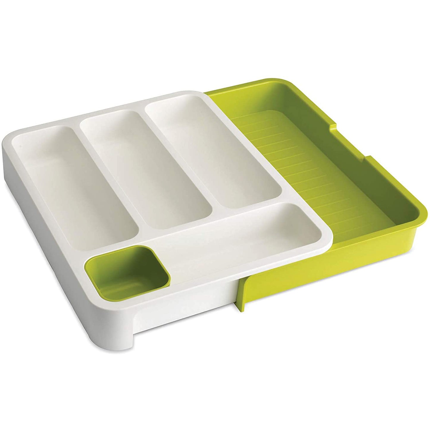 Drawer Store Expandable Cutlery Tray - Green