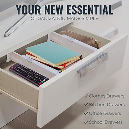 Drawer Dividers Organizer Adjustable Separators Highly Expandable