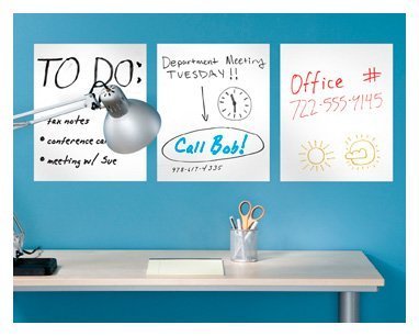 White Board Self Adhesive Wall Sticker - Large