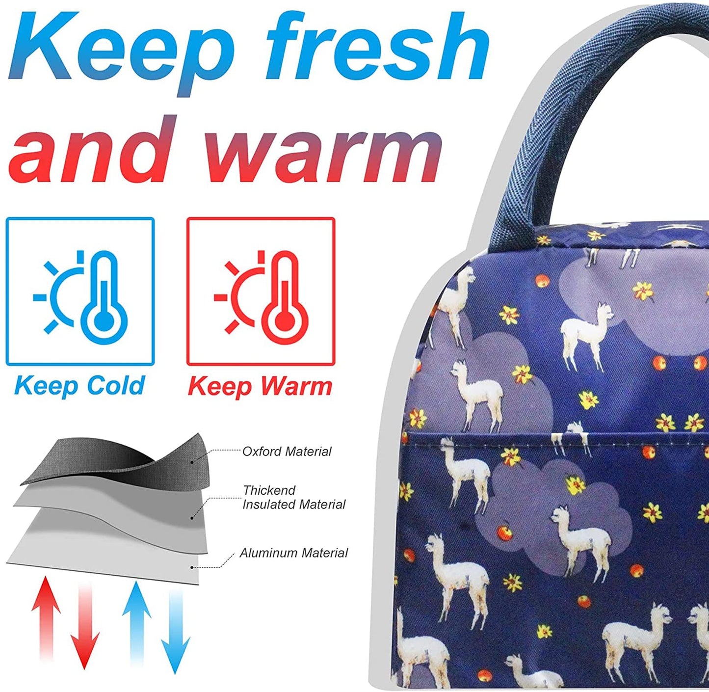 Insulated Small Lunch Bags for Women