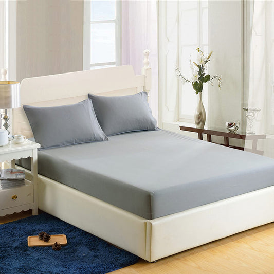 Fitted Bed Sheet - Light Grey