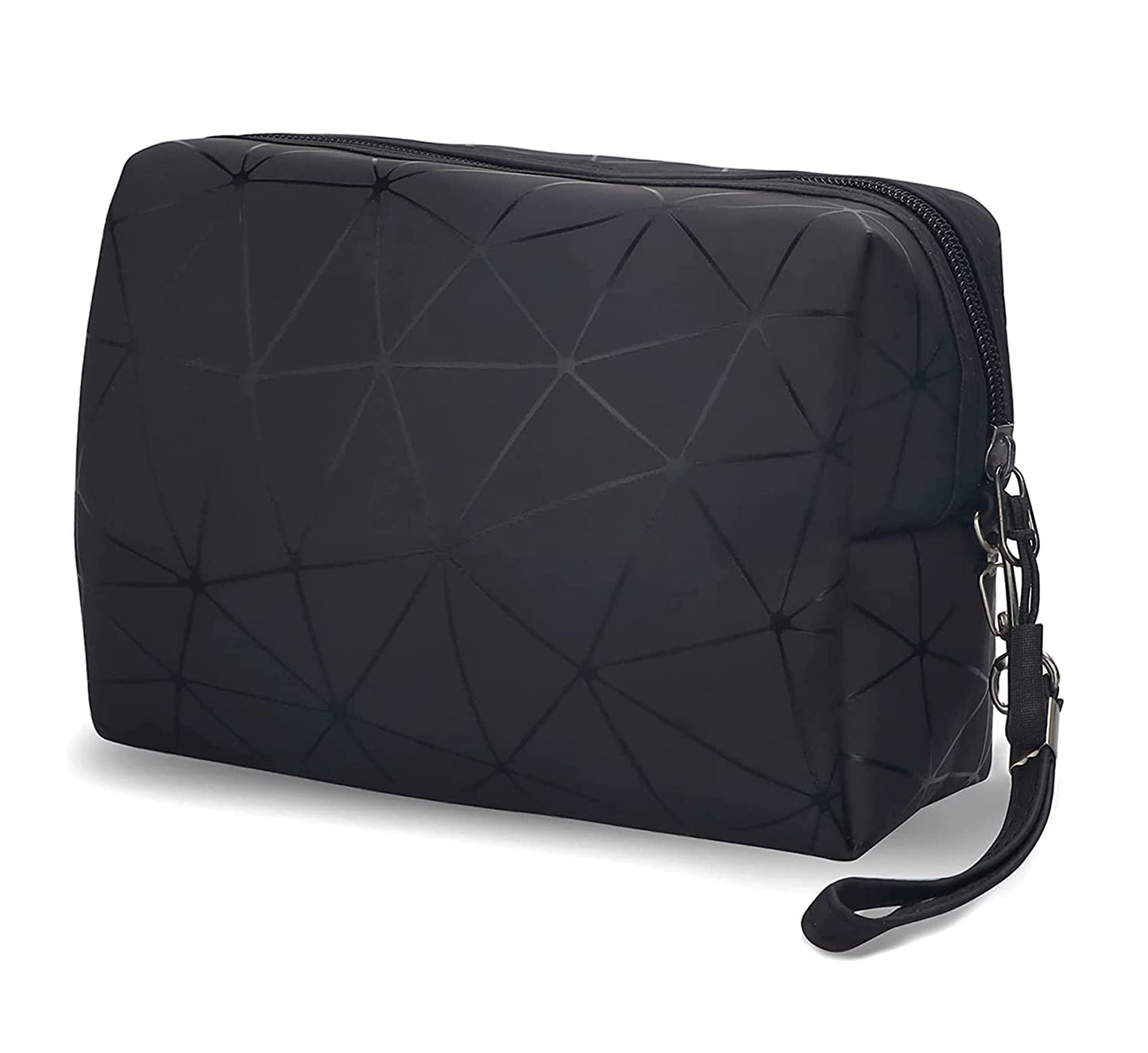 Geometric Toiletry Makeup Bag for Women and Girls