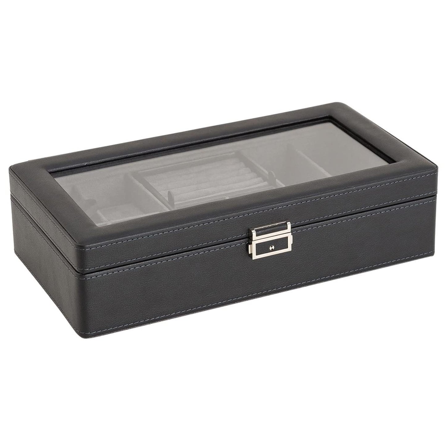 Watch and Jewelry Box Organizer-Black