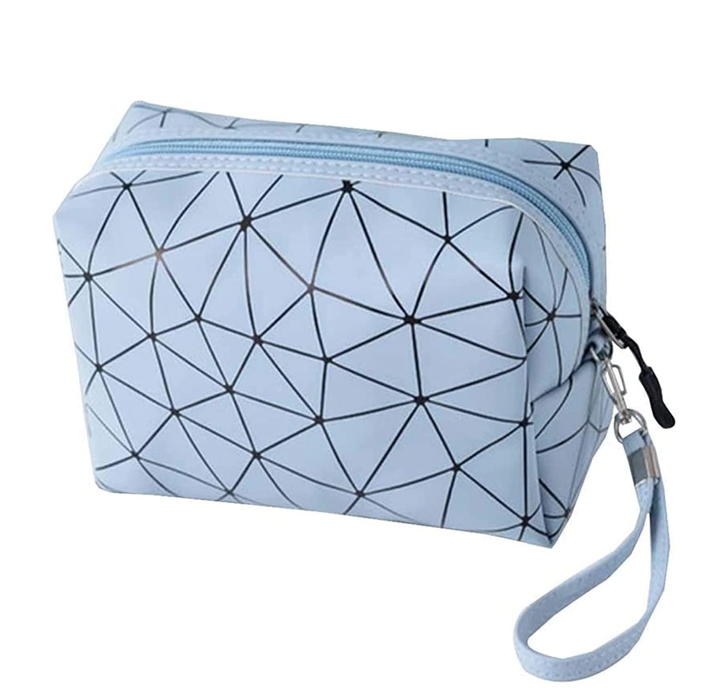 Geometric Toiletry Makeup Bag for Women and Girls