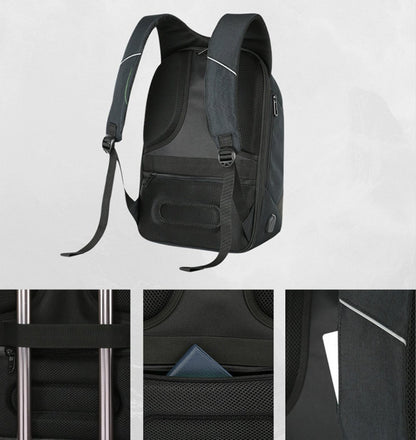 Anti Theft, Water Resistant Casual Backpack with USB Charging Point