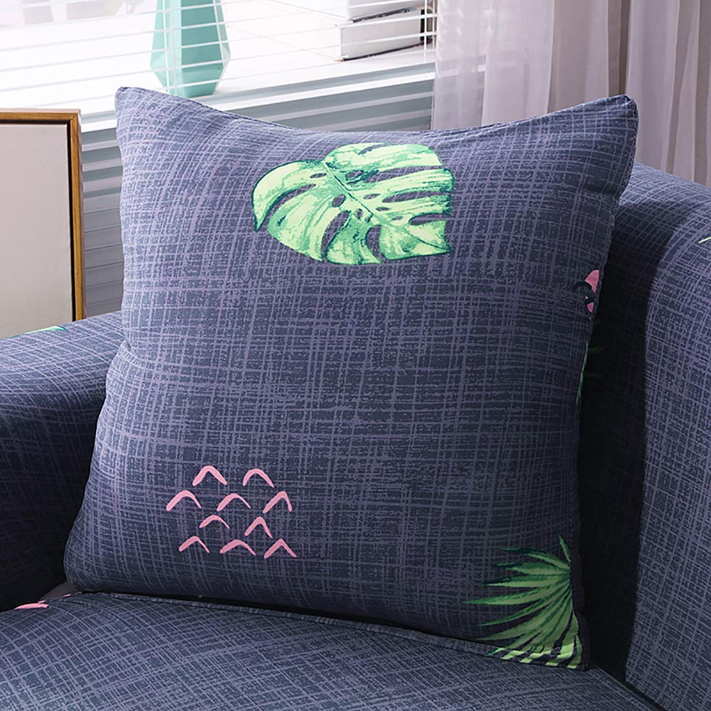 Printed Sofa Cover - Purple Flamingo