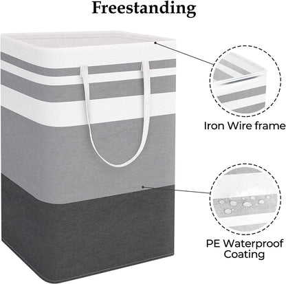 Laundry Hamper Collapsible(Gradient Stipe)