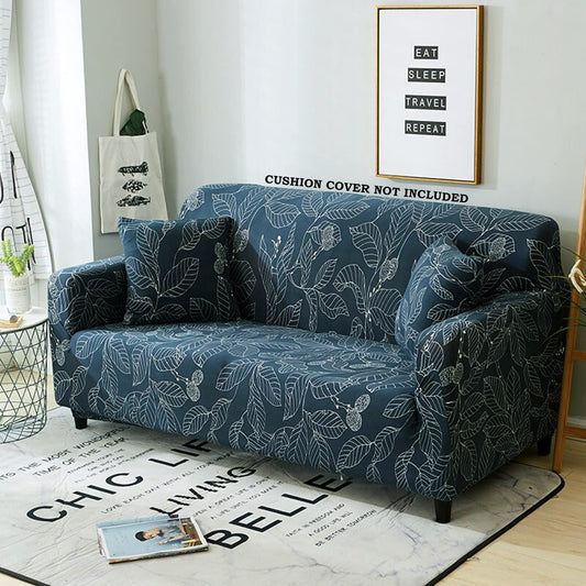 Universal Elastic Sofa Cover (Blue Ash)