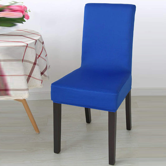 Solid Elastic Chair Cover - Royal Blue